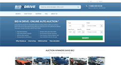 Desktop Screenshot of bidndrive.com
