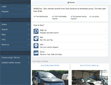 Tablet Screenshot of bidndrive.com